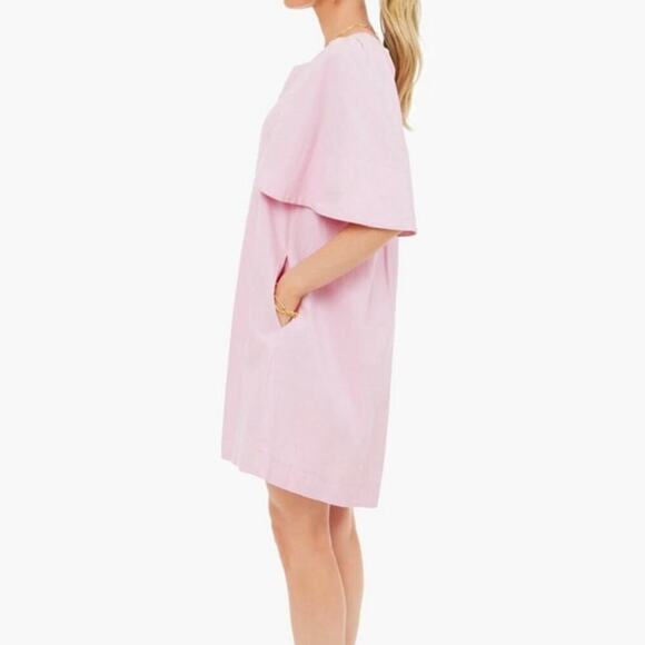 Pomander Place Tuckernuck Orchid Pink Finley Flutter Sleeve Dress Women's Size M - Picture 5 of 10